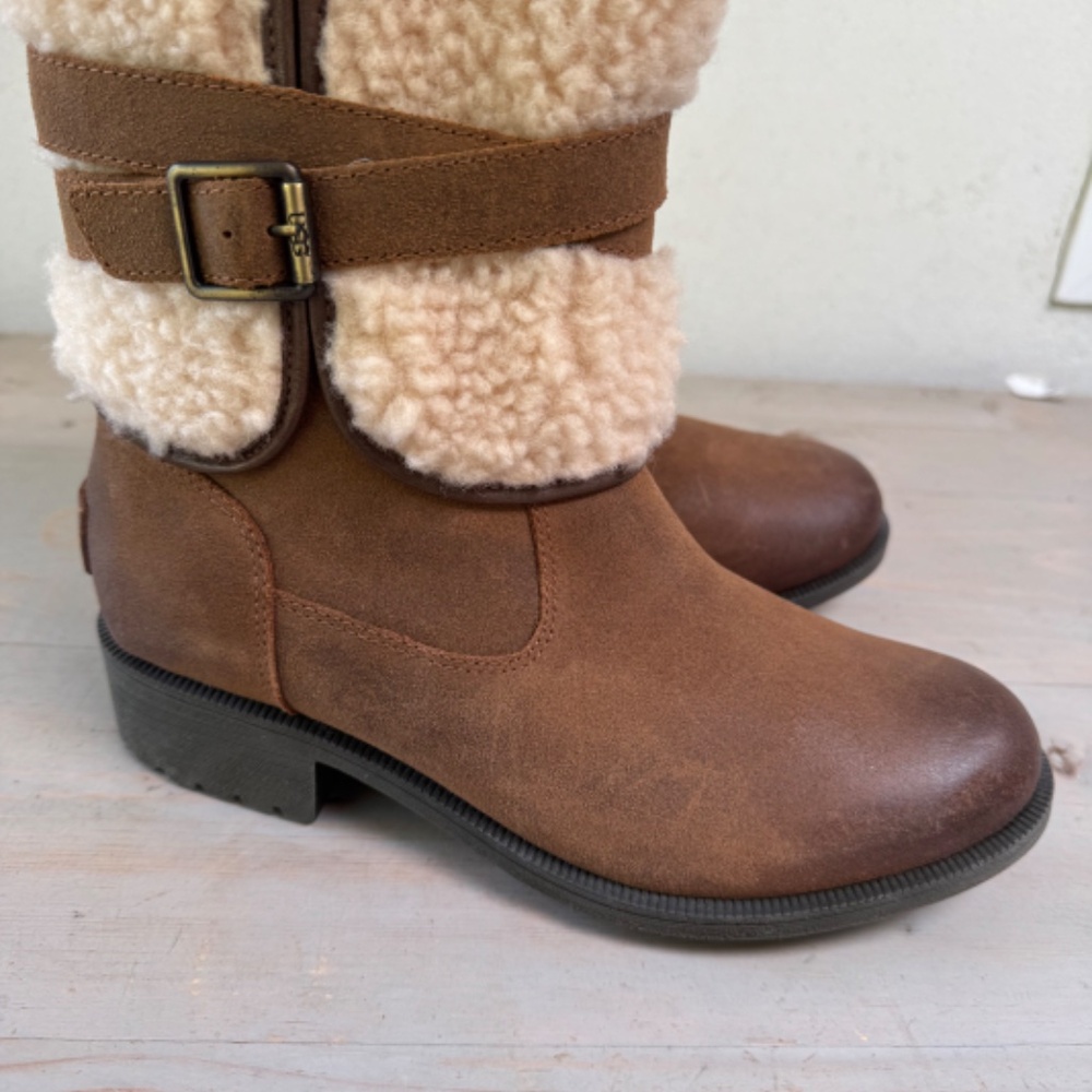 ugg blayre 3 sheepskin cuff waterproof boots NEW - Picture 7 of 11